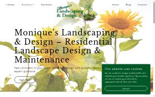 Monique's Landscaping & Design, LLC website