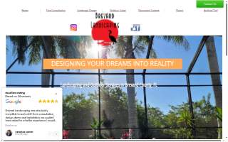Brevard Landscaping and Curbing website