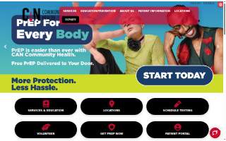CAN Community Health - Clearwater website