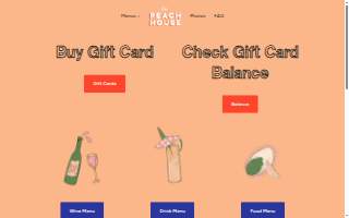 The Peach House website