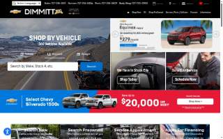 Dimmitt Chevrolet website