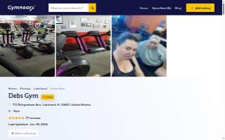 Debs Gym website
