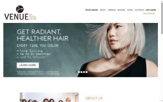 Venue Salon website