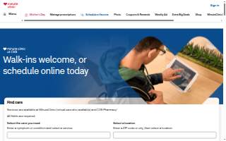 MinuteClinic at CVS of Pompano Beach website