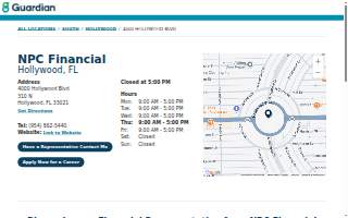 NPC Financial website