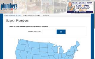 Plumbers Near Me website