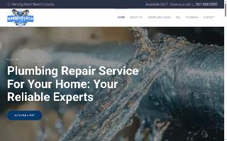 Hardenburgh Plumbing of West Palm Beach website