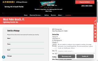 Lightning Electric Inc. website