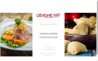 Ceviche 595 website