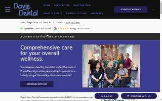 Davie Dental website