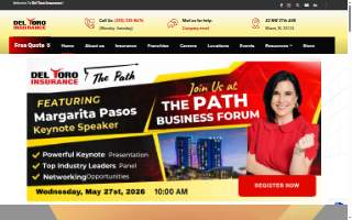 Del Toro Insurance - Davie FL website