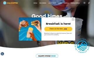 Cali Coffee website