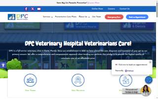 DPC Veterinary Hospital website