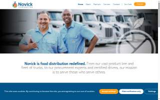Novick Chiropractic Center website
