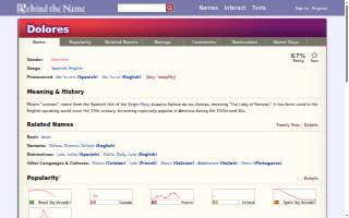 Delores Professional Tax Service website