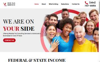 Fox Tax Service website