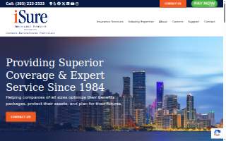 iSure Insurance & Financial Services (Sunrise) website