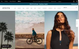 Athletica Health & Fitness Sunrise website