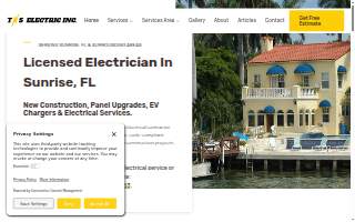 TNS Electric, Inc. website