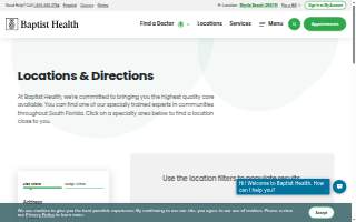 Baptist Health Primary Care | Boca Raton (East) website