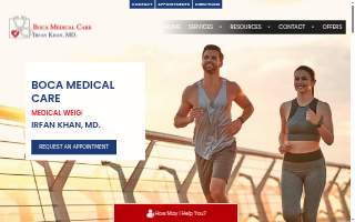 Boca Medical Care website