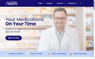 All Family Pharmacy website