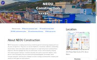 NEOU Construction website