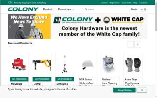 Colony Construction Group website