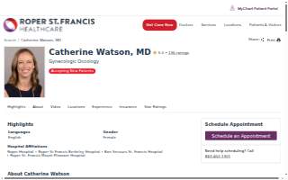 Catherine Watson, MD website
