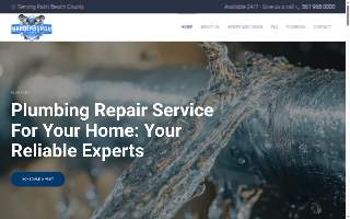 Hardenburgh Plumbing of Boca Raton website