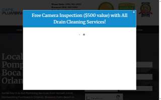Cape Plumbing Inc. website