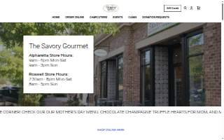 Gourmet Bites Catering & Cafe website