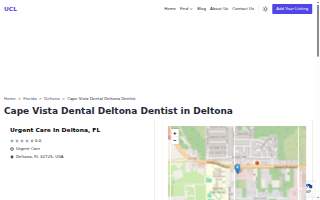 Urgent Dental website