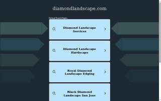 Diamond Landscape Solutions website