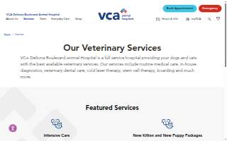 VCA Deltona Boulevard Animal Hospital website