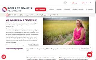 Roper St. Francis Physician Partners Urogynecology & Pelvic Surgery of Charleston website