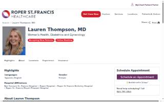Lauren Thompson, MD website