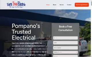 Turn Two Electric website
