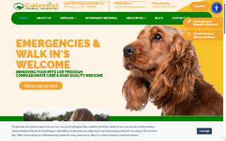 Colonial Animal Hospital website
