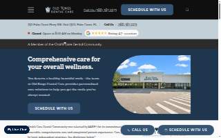 Old Kings Dental Care website