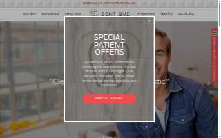 Dentique Dental website