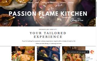 Passion Flame Kitchen website