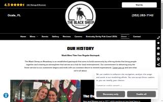 Black Sheep On Broadway website