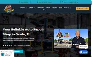 Ocala Auto Repair website