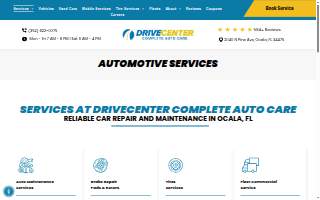 DriveCenter Complete Auto Care website
