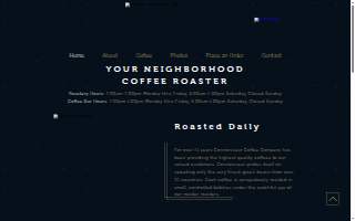 Connoisseur Coffee Company website