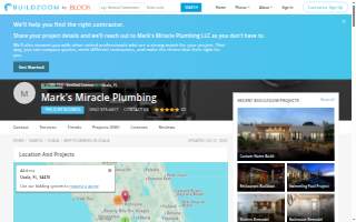 Mark's Miracle Plumbing website