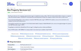 BNE Property Services LLC website