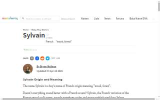 Sylvain's Café website