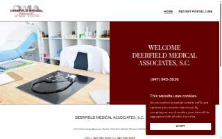 Deerfield Medical Associates website